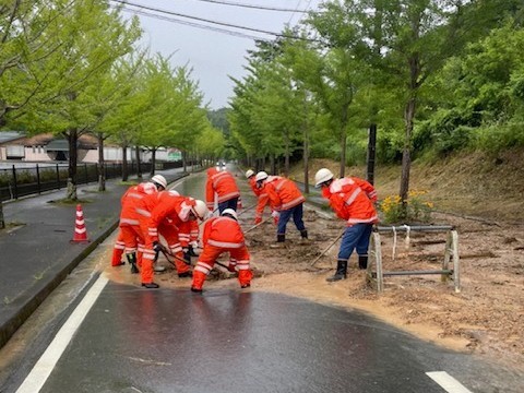 京都府京丹波町 被災時の様子イメージ１