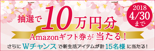 リンクボタン：Ｗチャンスあり！3万円以上の寄付で10万円分Amazonギフト券が当たる