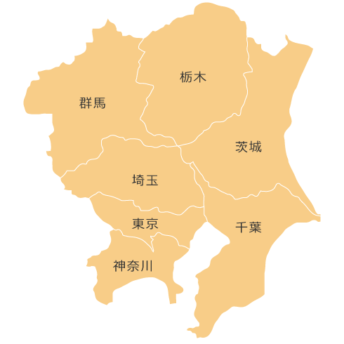 関東地方（茨城県・栃木県・群馬県・埼玉県・千葉県・東京都・神奈川県）の自治体一覧