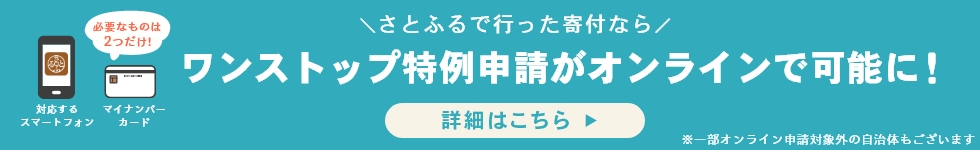 さとふるアプリdeワンストップ特例申請の詳細はこちら